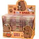 Stylo gel à encre noire Capybara Kawaii Cartoon