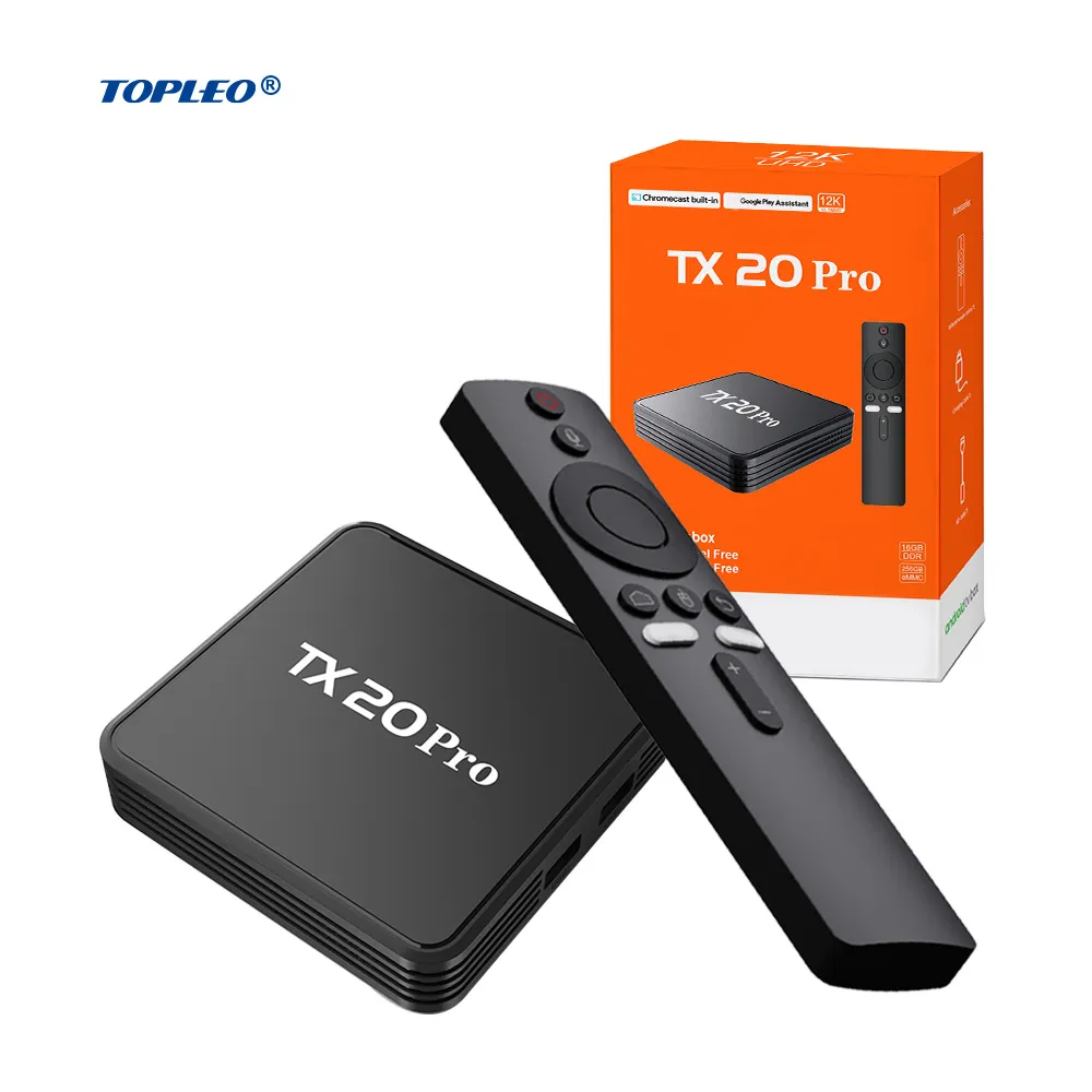 Topleo i96 tv box 4k décodeur android 16