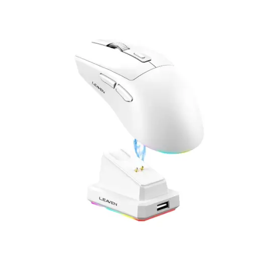 LEAVEN Souris de jeu sans fil X3 Crack 